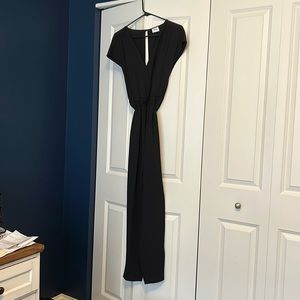 Black Maternity Jumpsuit